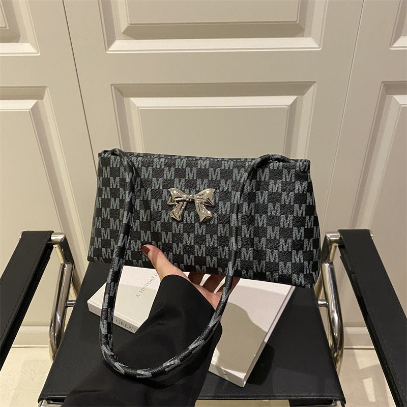 Damen elegante Umhängetasche mit stilvollem Bow-Design Nord Taschen