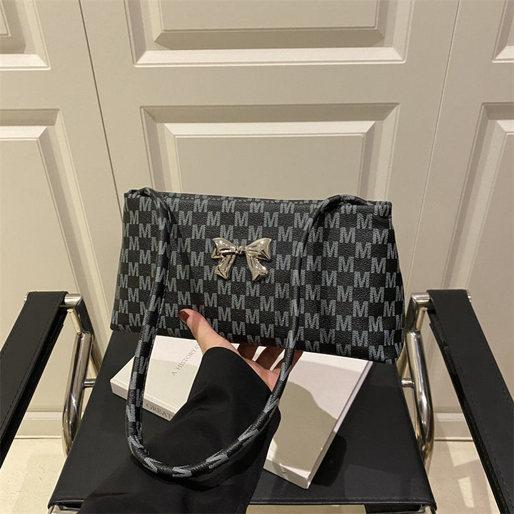 Damen elegante Umhängetasche mit stilvollem Bow-Design Nord Taschen
