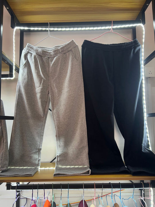 Unisex nan Thermo-Fleece-Jogginghose mit wärmender Innenbeschichtung, elastischem Komfortbund und geradem Bein Nord Taschen