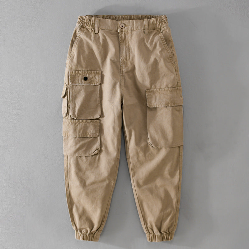 Herren Utility-Cargo-Jogger mit verstärkten Beintaschen und elastischem Knöchelbund Nord Taschen