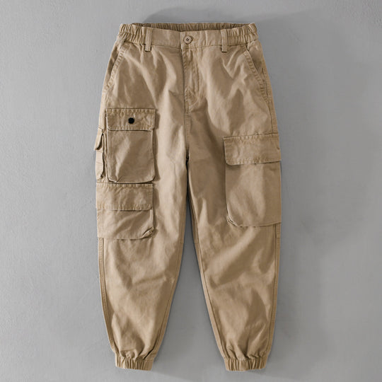 Herren Utility-Cargo-Jogger mit verstärkten Beintaschen und elastischem Knöchelbund Nord Taschen