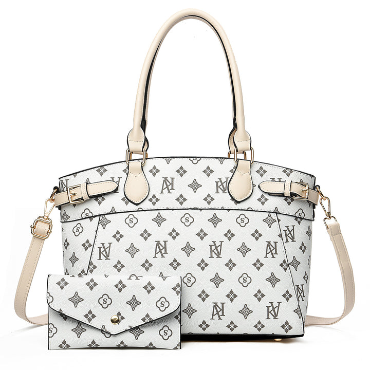 Damen elegante Shopper-Handtasche mit abnehmbarer Kosmetiktasche Nord Taschen