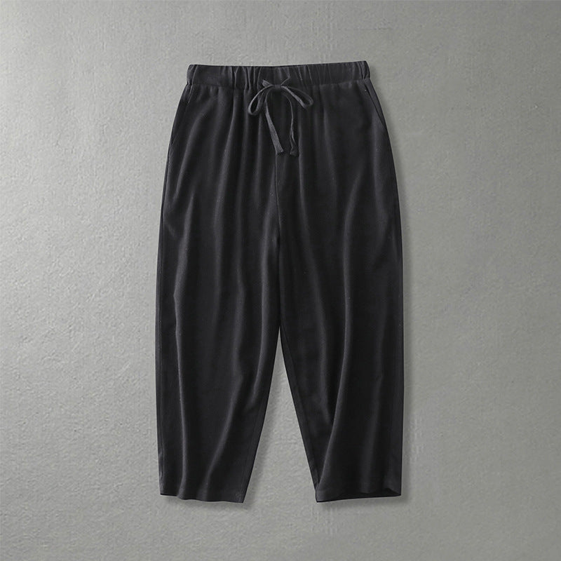 Damen Locker geschnittene Freizeit-Hose mit elastischem Bund und Tunnelzug Nord Taschen