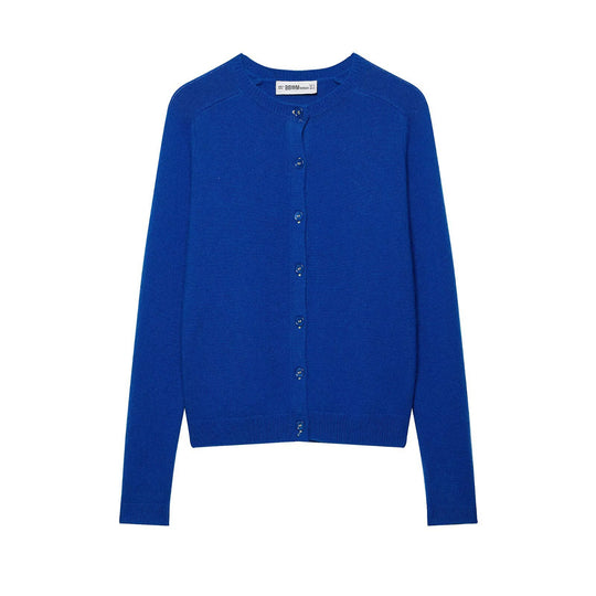 Damen Feinstrick-Cardigan mit Rundhalsausschnitt und durchgehender Knopfleiste Nord Taschen