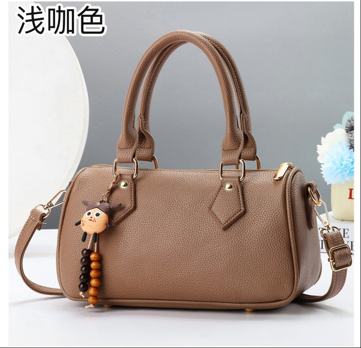 Damen elegante Shopper Tasche mit strukturiertem Leder Nord Taschen