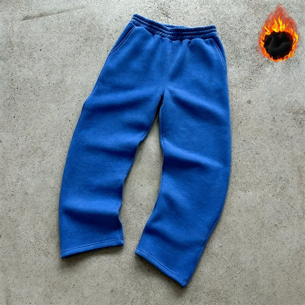 Unisex nan Thermo-Fleece-Jogginghose mit wärmender Innenbeschichtung, elastischem Komfortbund und geradem Bein Nord Taschen