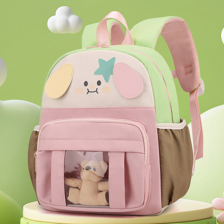 Damen Rucksack mit verspieltem Tiermotiv und transparentem Sichtfenster Nord Taschen