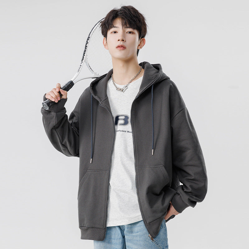 Unisex Oversize Kapuzen-Fleecejacke mit Boxy-Schnitt und Metall-Reißverschluss Nord Taschen
