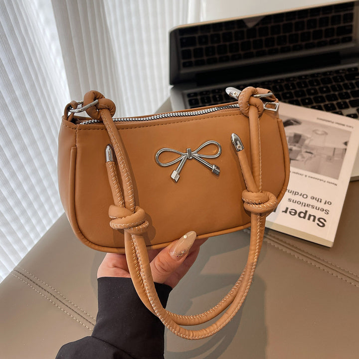 Damen elegante Handtasche mit dekorativen Schleifendetails Nord Taschen
