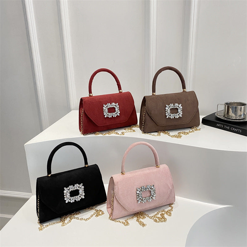 Damen elegante Abendtasche mit funkelndem Schmuckdetail Nord Taschen