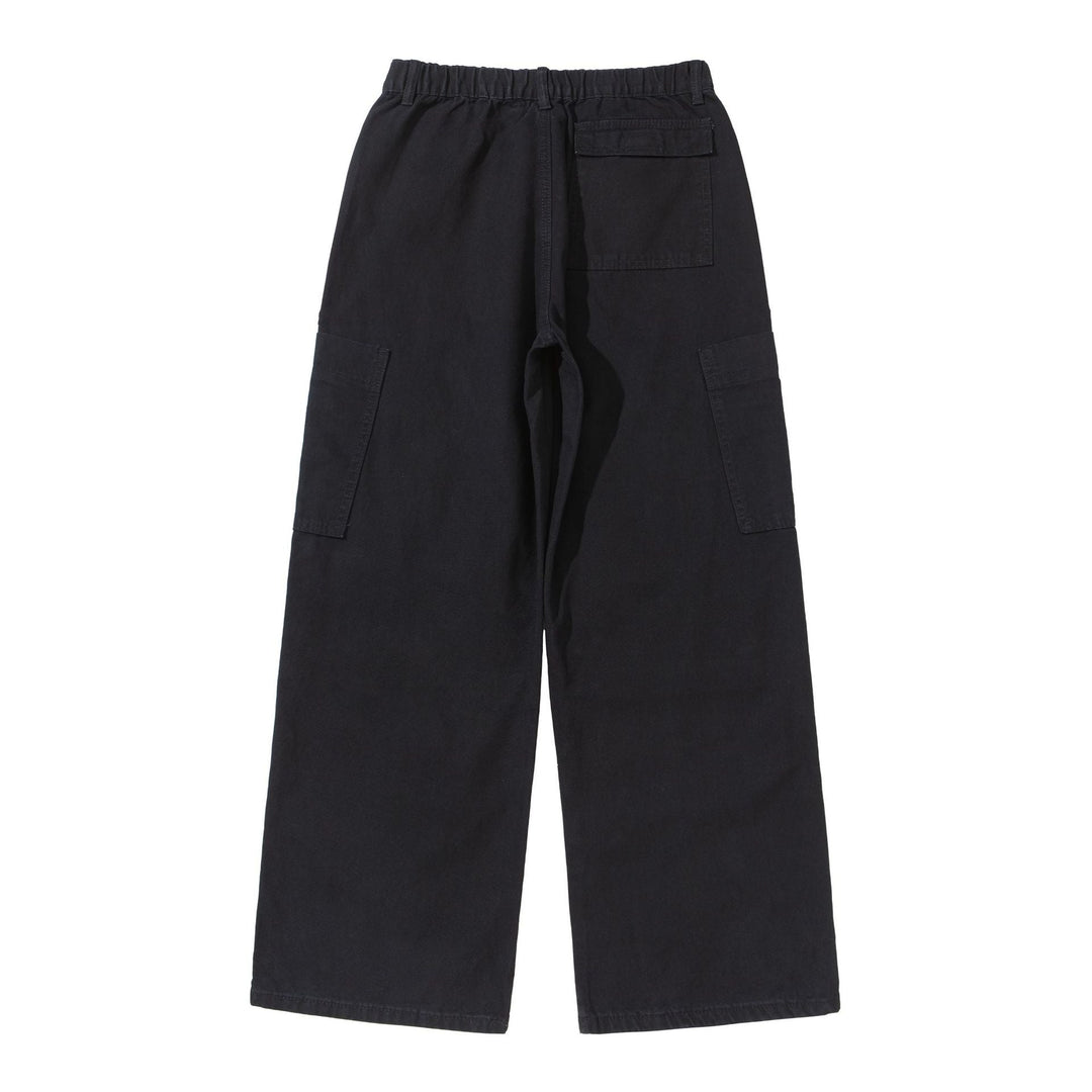 Damen Weite High‑Waist Cargo‑Hose mit aufgesetzten Taschen und verstärkten Kniepartien Nord Taschen