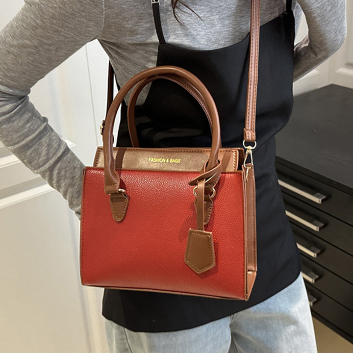Damen Handtasche mit strukturiertem Kunstleder und eleganten Tragegriffen Nord Taschen