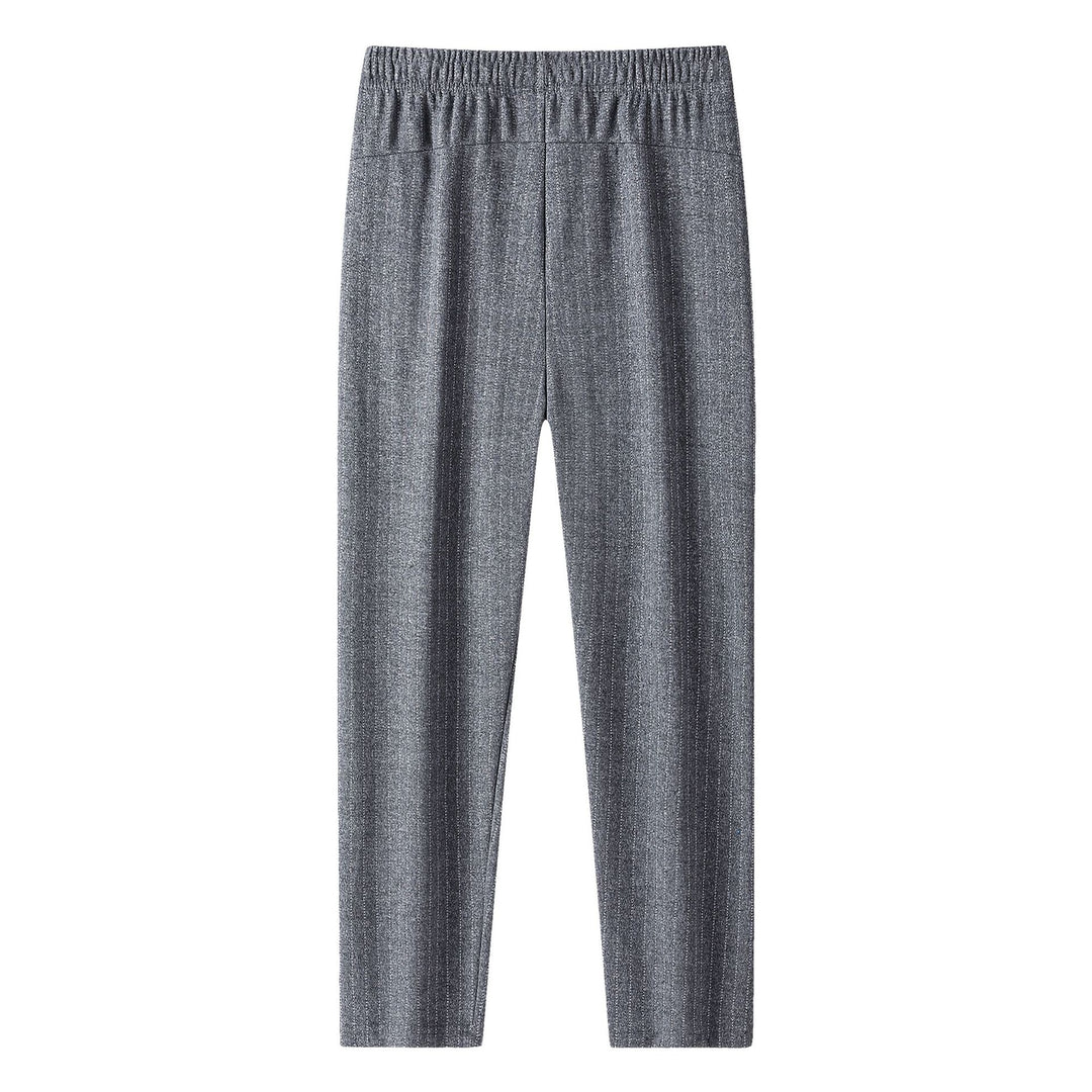 Herren schmal geschnittene Jogginghose mit Nadelstreifen und elastischem Bund Nord Taschen