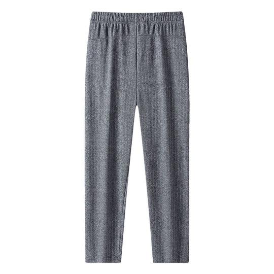 Herren schmal geschnittene Jogginghose mit Nadelstreifen und elastischem Bund Nord Taschen