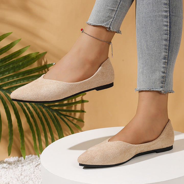 Damen Elegante Ballerinas mit flexiblem Fußbett und spitz zulaufendem Design