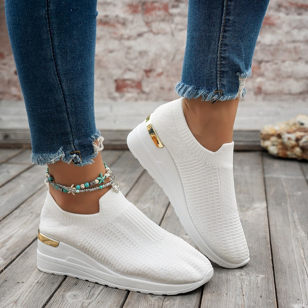 Damen atmungsaktive Slip-On Sneakers mit komfortabler Dämpfung - Vittorelli