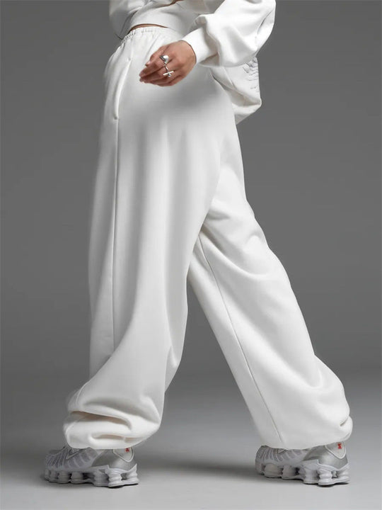 Damen Bequeme Baggy-Hose mit elastischem Bund und Kordelzug Nord Taschen