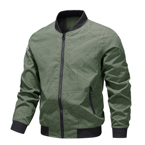 Herren Modische Bomberjacke mit Struktur Nord Taschen
