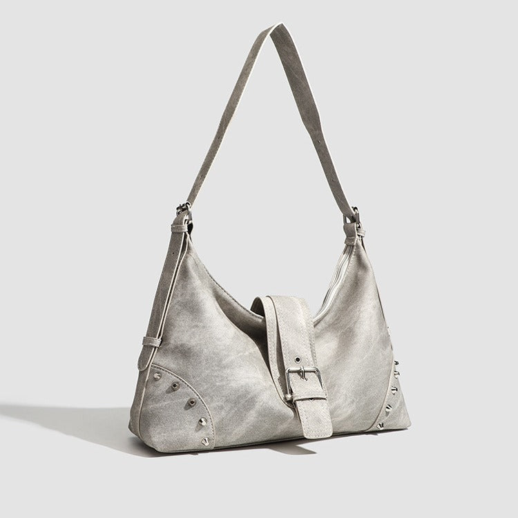 Damen modische Hobo-Tasche mit dekorativen Schnallen und hochwertigen Details Nord Taschen