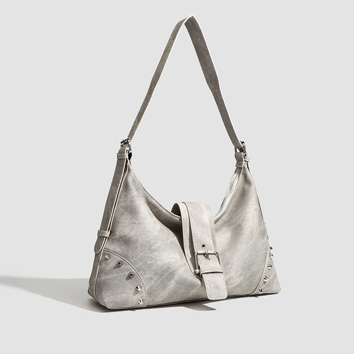Damen modische Hobo-Tasche mit dekorativen Schnallen und hochwertigen Details Nord Taschen