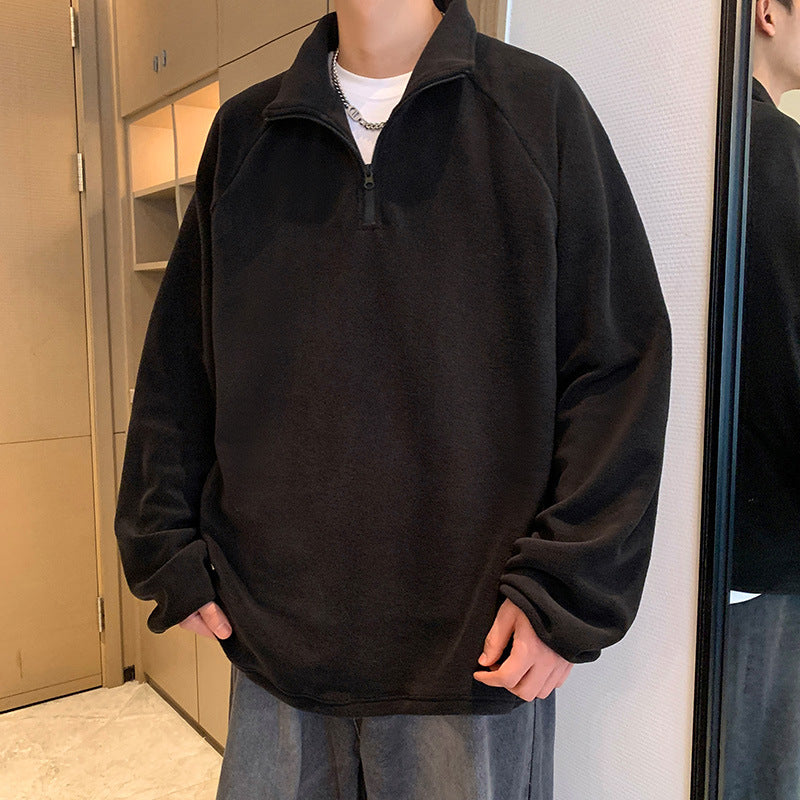 Damen Sportliche Fleecejacke mit Stehkragen Nord Taschen