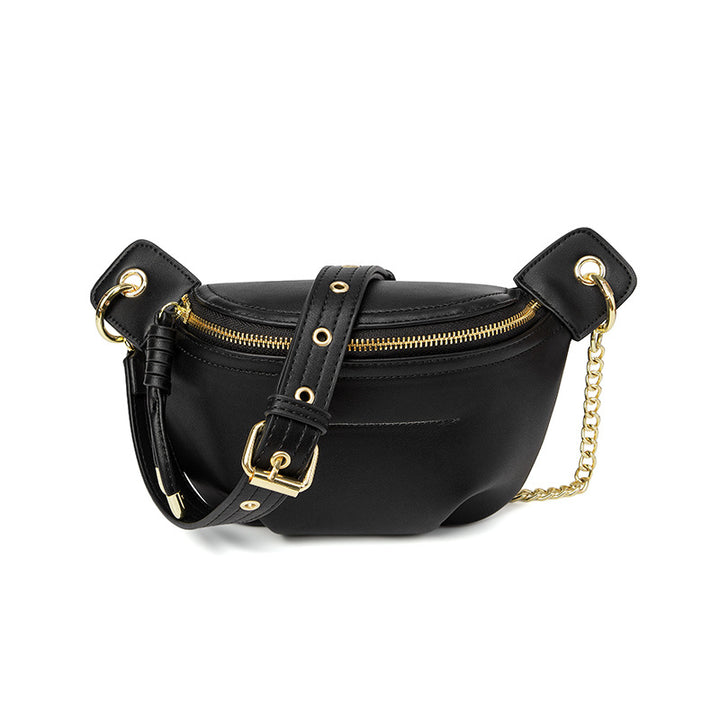 Damen modische Bauchtasche mit abnehmbarem Kettenriemen Nord Taschen