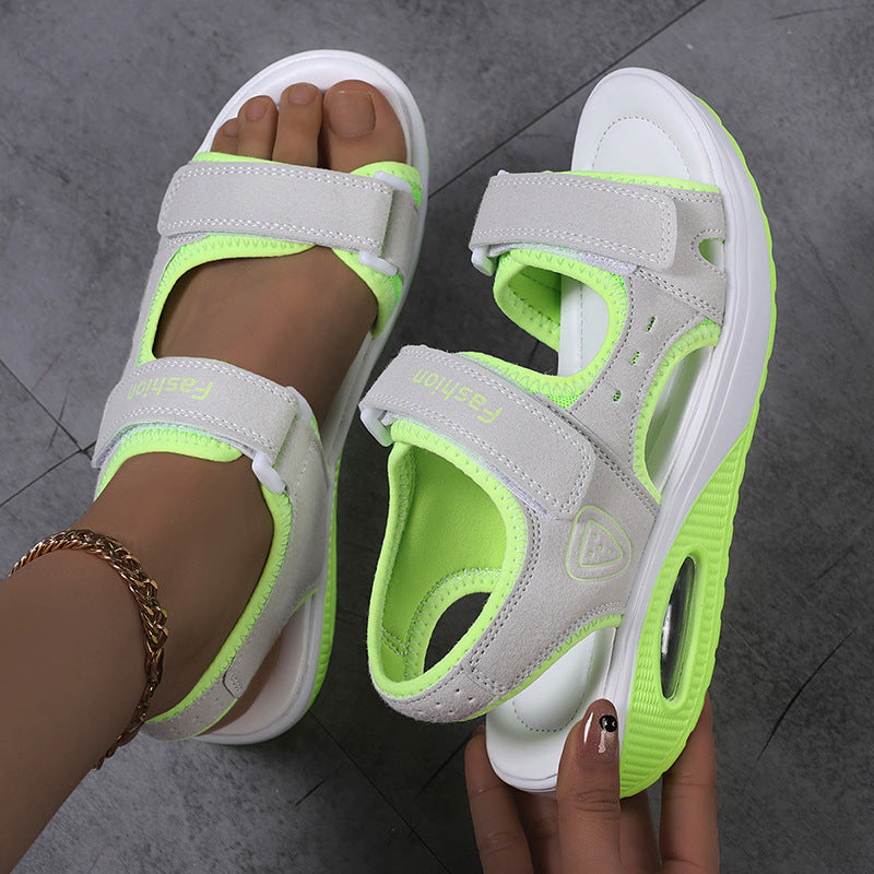 Damen Sportliche Sandalen mit ergonomischer Unterstützung und verstellbarem Klettverschluss