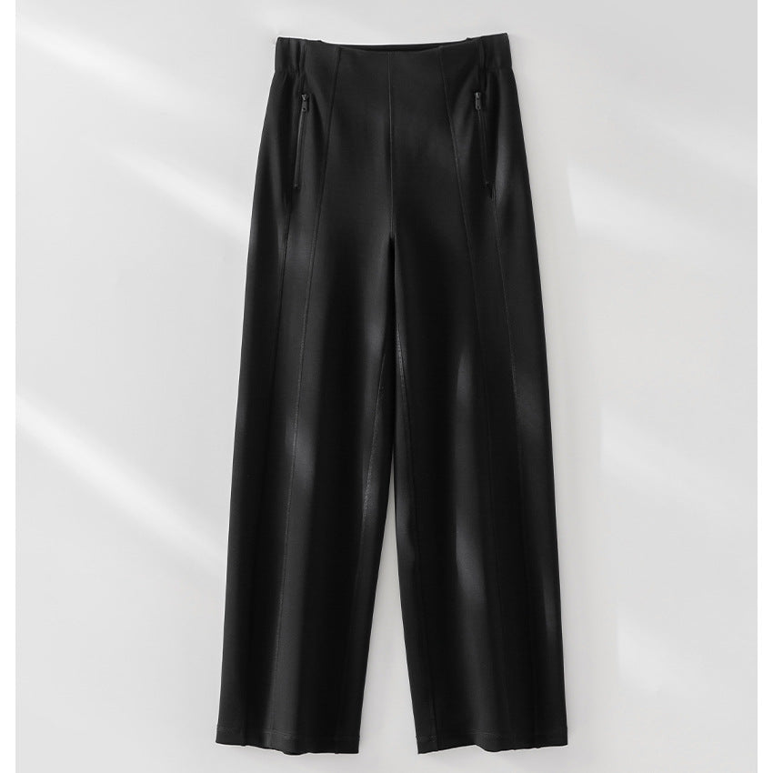 Damen Leichte Kapuzenjacke aus feinem Frottee mit taillierter Silhouette und Zwei-Wege-Reißverschluss Nord Taschen