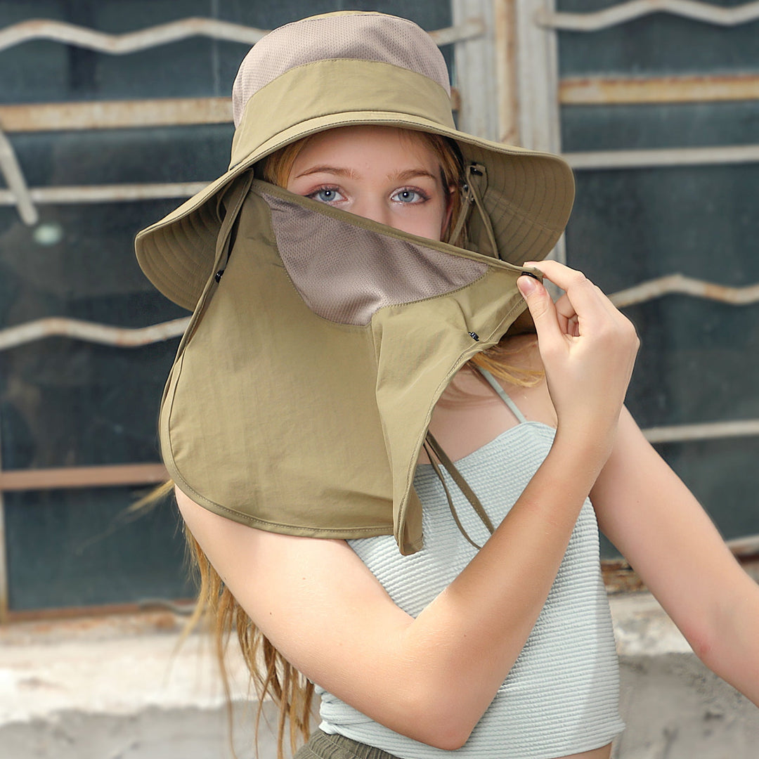 Nord Taschen | Vollabdeckung Gesicht Sonnenschutz Maske im Freien UV Eimer Hut
