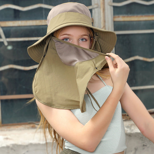 Nord Taschen | Vollabdeckung Gesicht Sonnenschutz Maske im Freien UV Eimer Hut