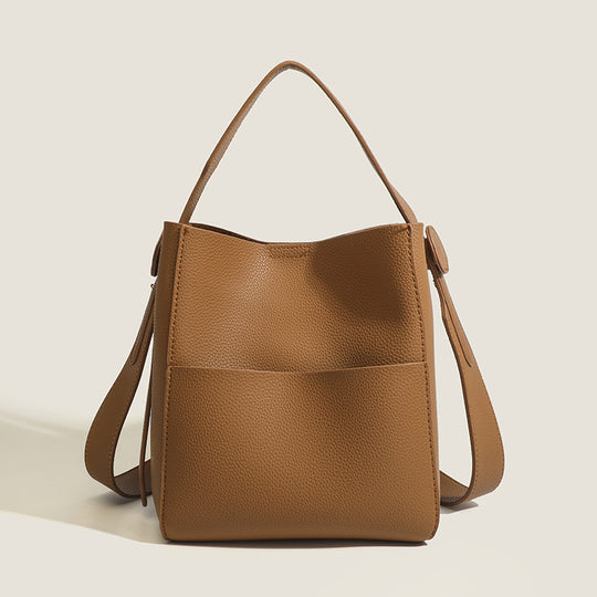 Damen Hobo-Tasche aus hochwertigem Kunstleder mit praktischem Innenfach Nord Taschen