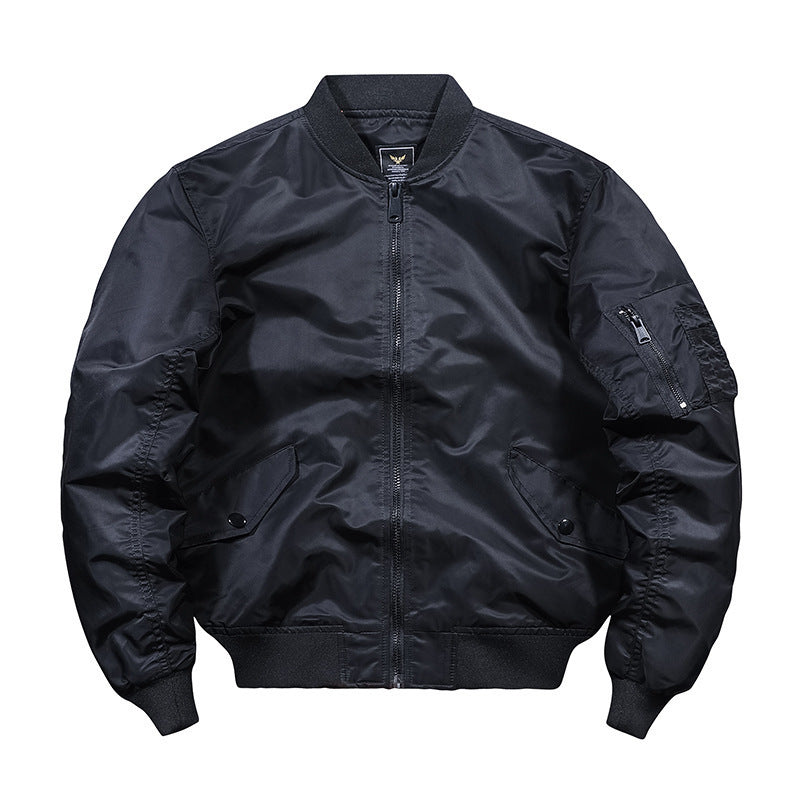Herren Nylon-Flightbomber mit Ärmeltasche, gesteppter Thermo-Innenlage und geripptem Saum Nord Taschen