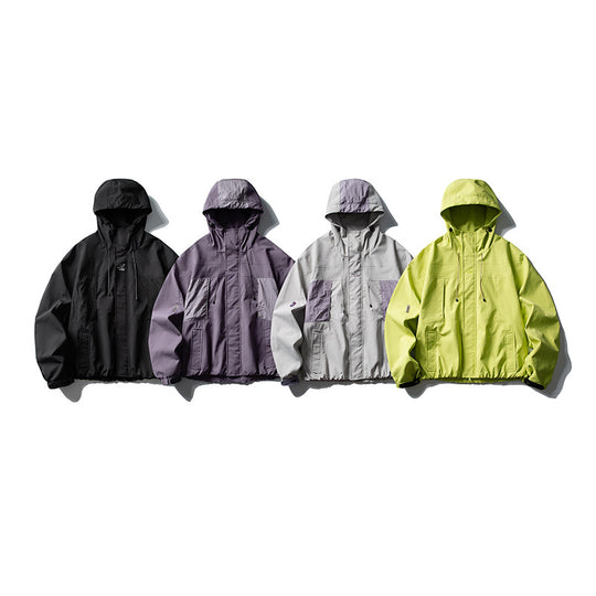 Herren Baggy-Cargohose mit asymmetrischen Eingriffstaschen, Tunnelzugbund und elastischen Knöchelabschlüssen Nord Taschen