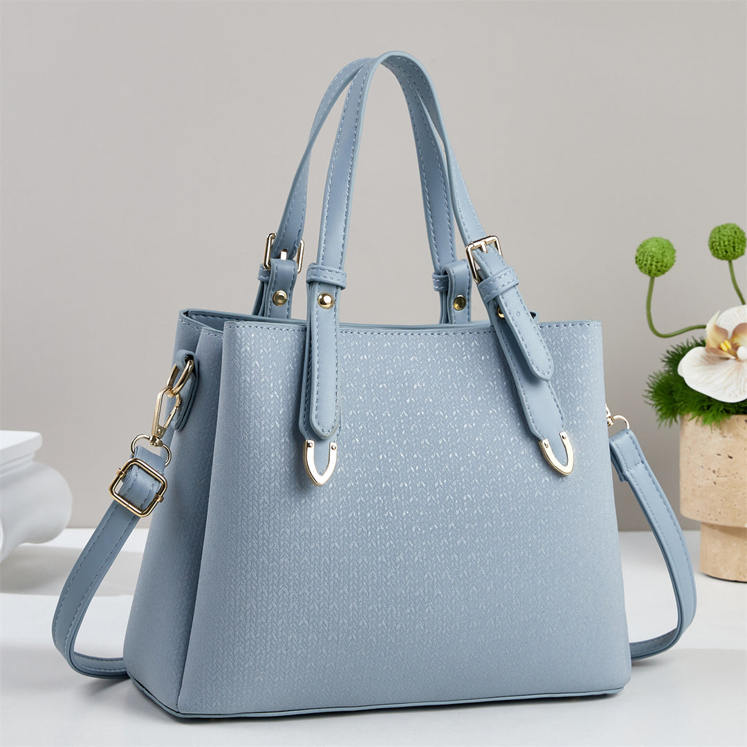 Damen Handtasche mit strukturiertem Design und abnehmbaren Tragegurt Nord Taschen