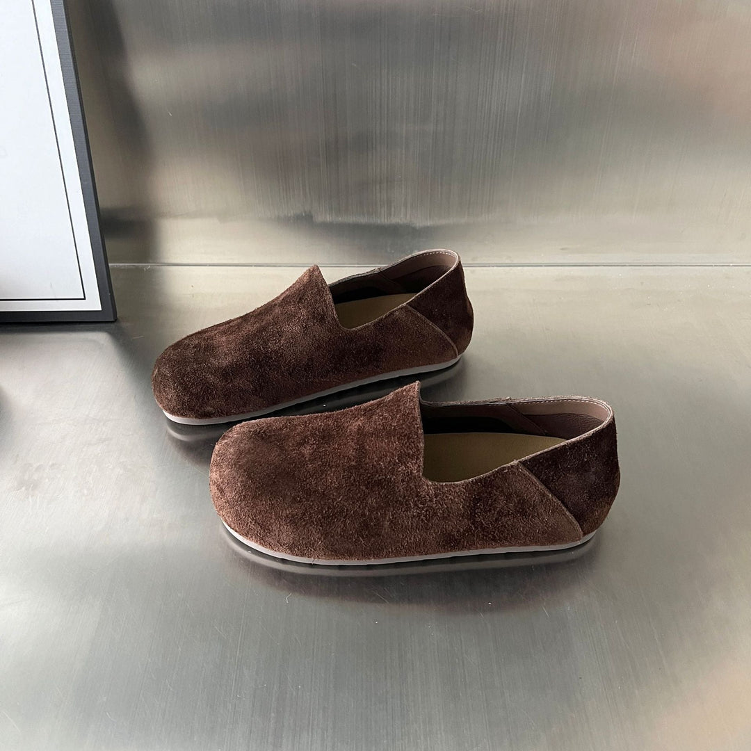 Damen Elegante und komfortable Mokassins aus hochwertigem Wildleder