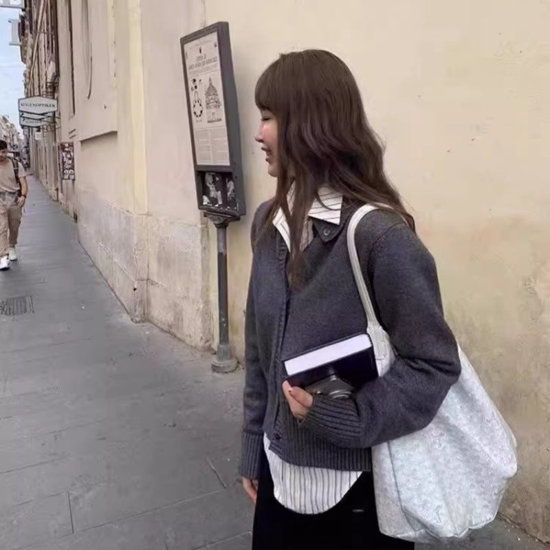 Damen Kurzcardigan mit kastiger Silhouette und extraweicher Kaschmir‑Optik Nord Taschen