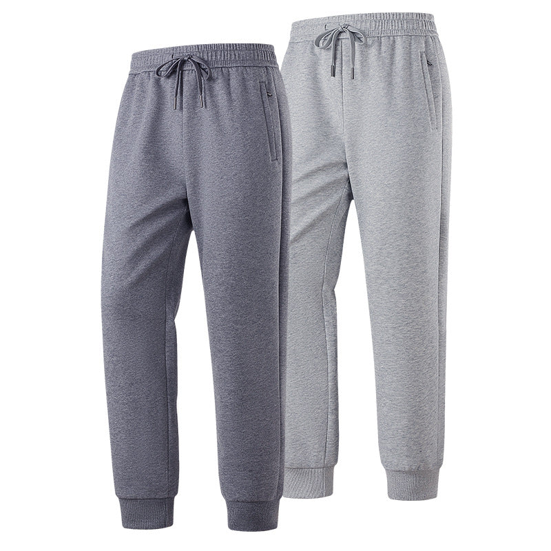 Herren Slim-Fit Freizeithose aus atmungsaktivem Funktionsfleece mit Kordelbund, Reißverschlusstaschen & Rippbündchen Nord Taschen
