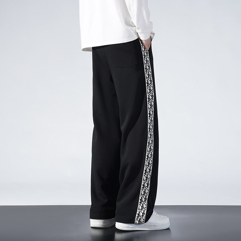 Damen Extraweite Lounge-Sweathose mit seitlichem Logoband und Komfortbund Nord Taschen