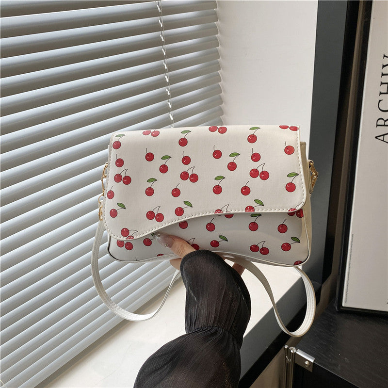 Damen Umhängetasche mit fruchtigem Print Nord Taschen