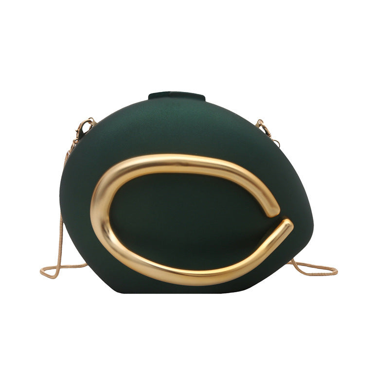 Damen Clutch Tasche mit elegantem Goldakzent Nord Taschen