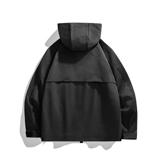 Herren Technische Utility-Kapuzenjacke mit Multifunktionstaschen Nord Taschen