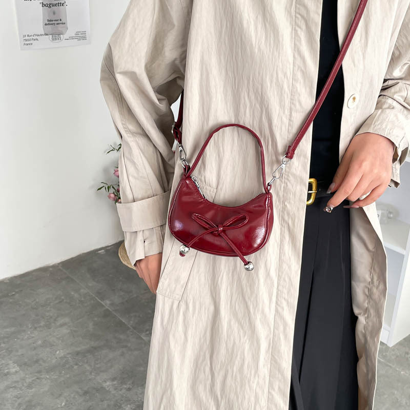 Damen modische Umhängetasche mit raffiniertem Schleifen-Design Nord Taschen