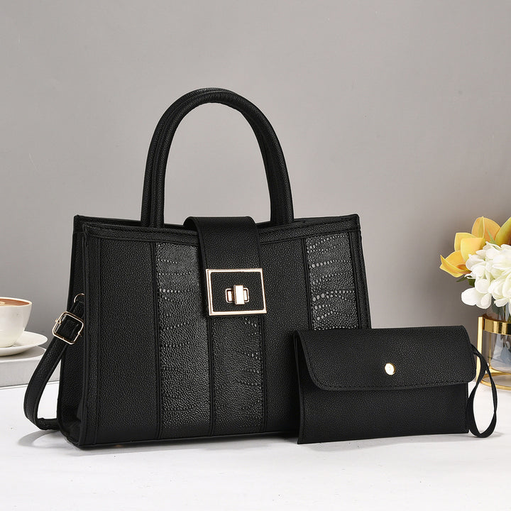 Damen elegante Handtasche mit praktischen Fächern Nord Taschen