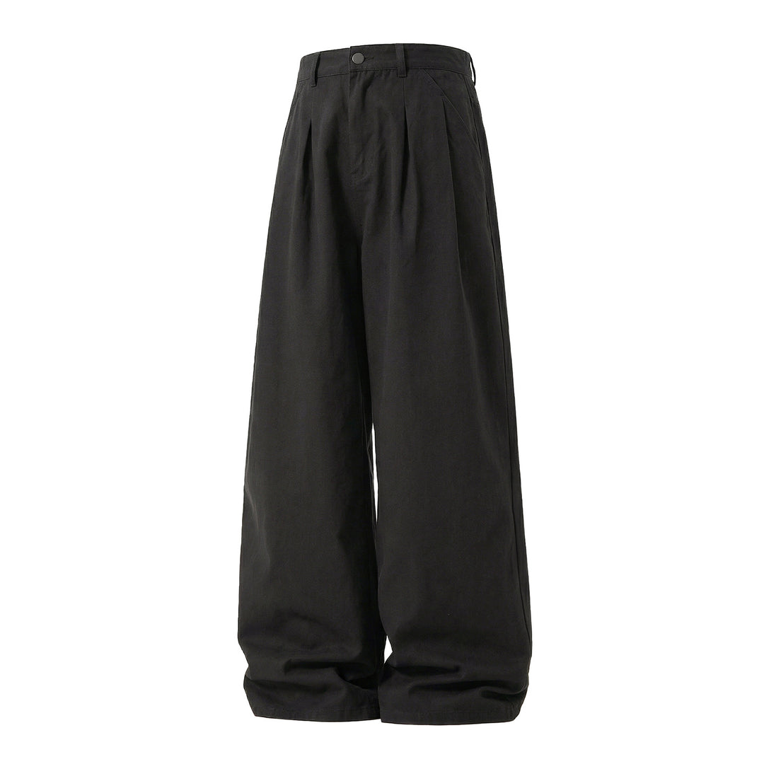 Damen Hochgeschnittene Bundfaltenhose mit extra weitem Bein Nord Taschen