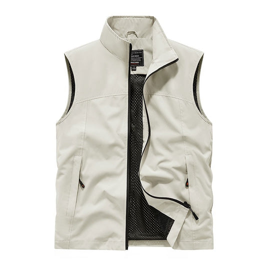 Damen Softshell‑Weste mit Meshfutter wind- und wasserabweisend Stehkragen und Frontreißverschluss Nord Taschen