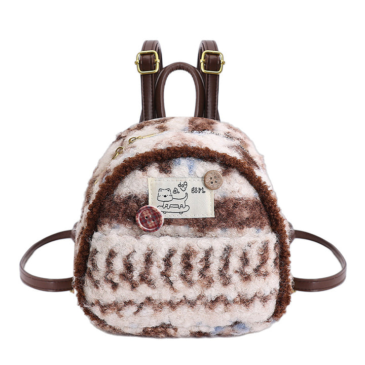 Damen Mini-Rucksack im charmanten, strukturierten Design von Nord Taschen