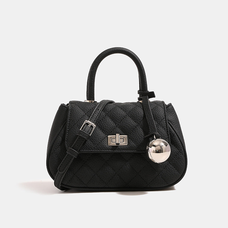 Damen modische Handtasche mit sanfter Struktur und glänzenden Akzenten Nord Taschen