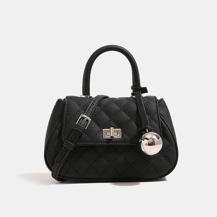 Damen modische Handtasche mit sanfter Struktur und glänzenden Akzenten Nord Taschen