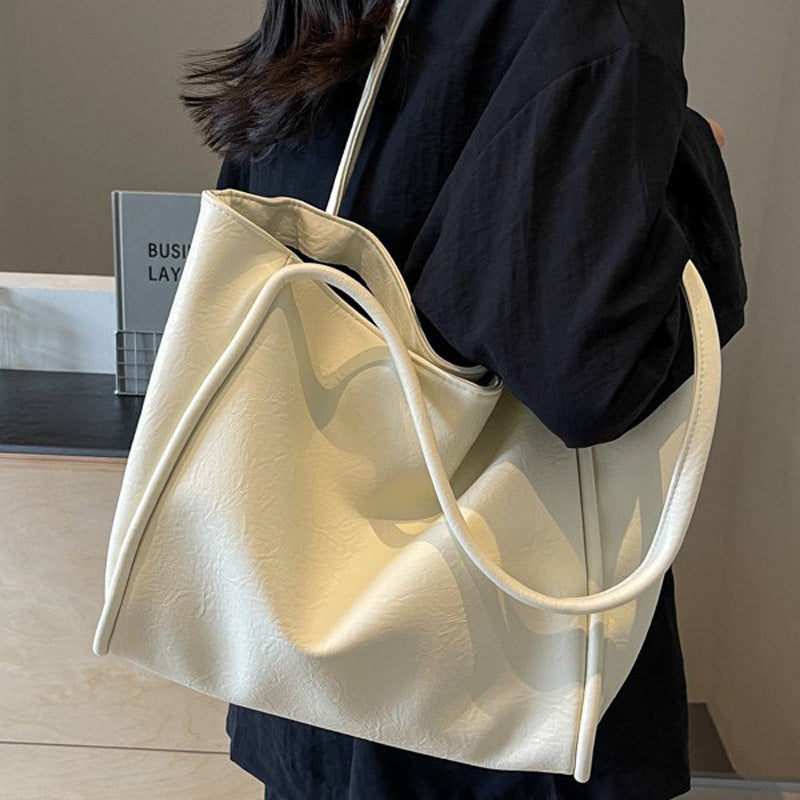 Damen Shopper-Tasche mit eleganter Struktur und weichem Kunstleder Nord Taschen