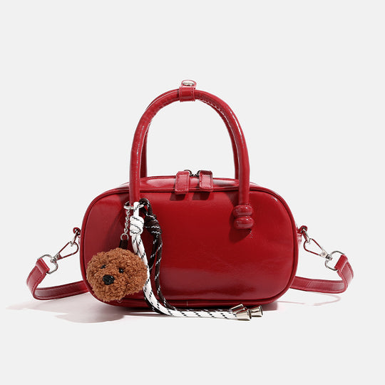 Damen elegante Handtasche mit abnehmbarem Anhänger Nord Taschen
